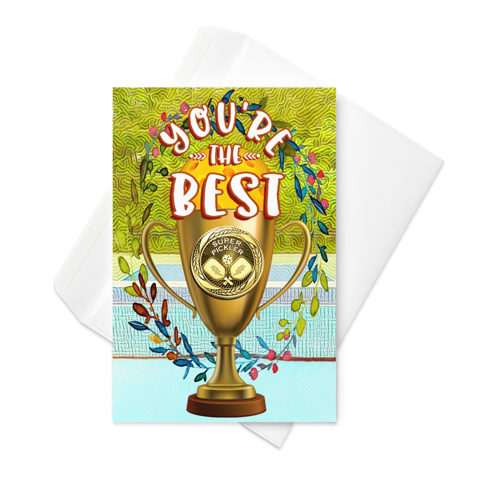 Pickleball Gift Card Greeting Card You're The Best