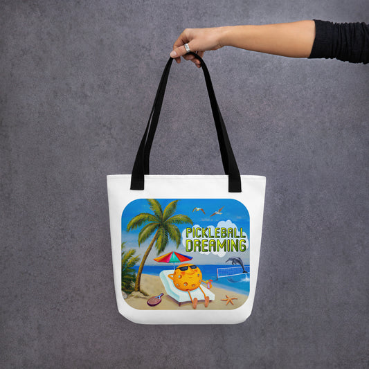 Pickleball Dreaming Tote Bag