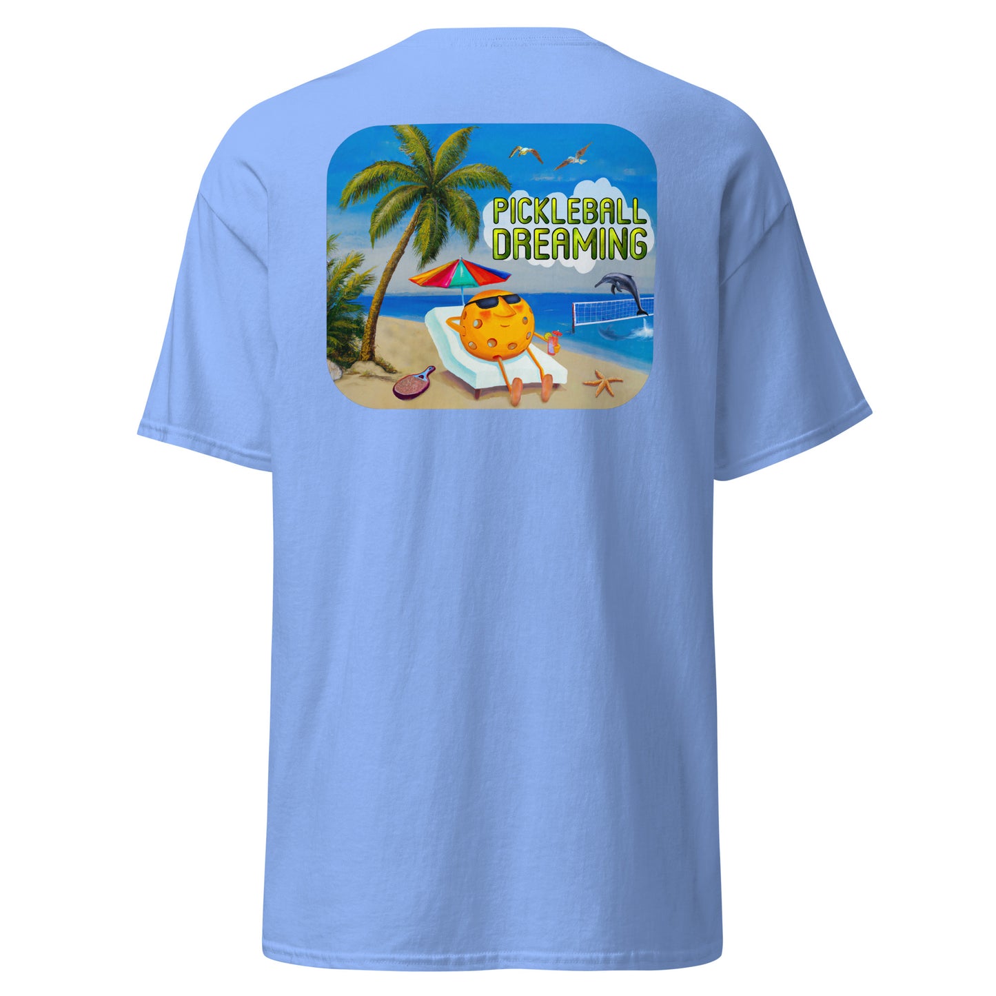 Fun Pickleball Shirt, Pickleball Dreaming, Graphic on Back