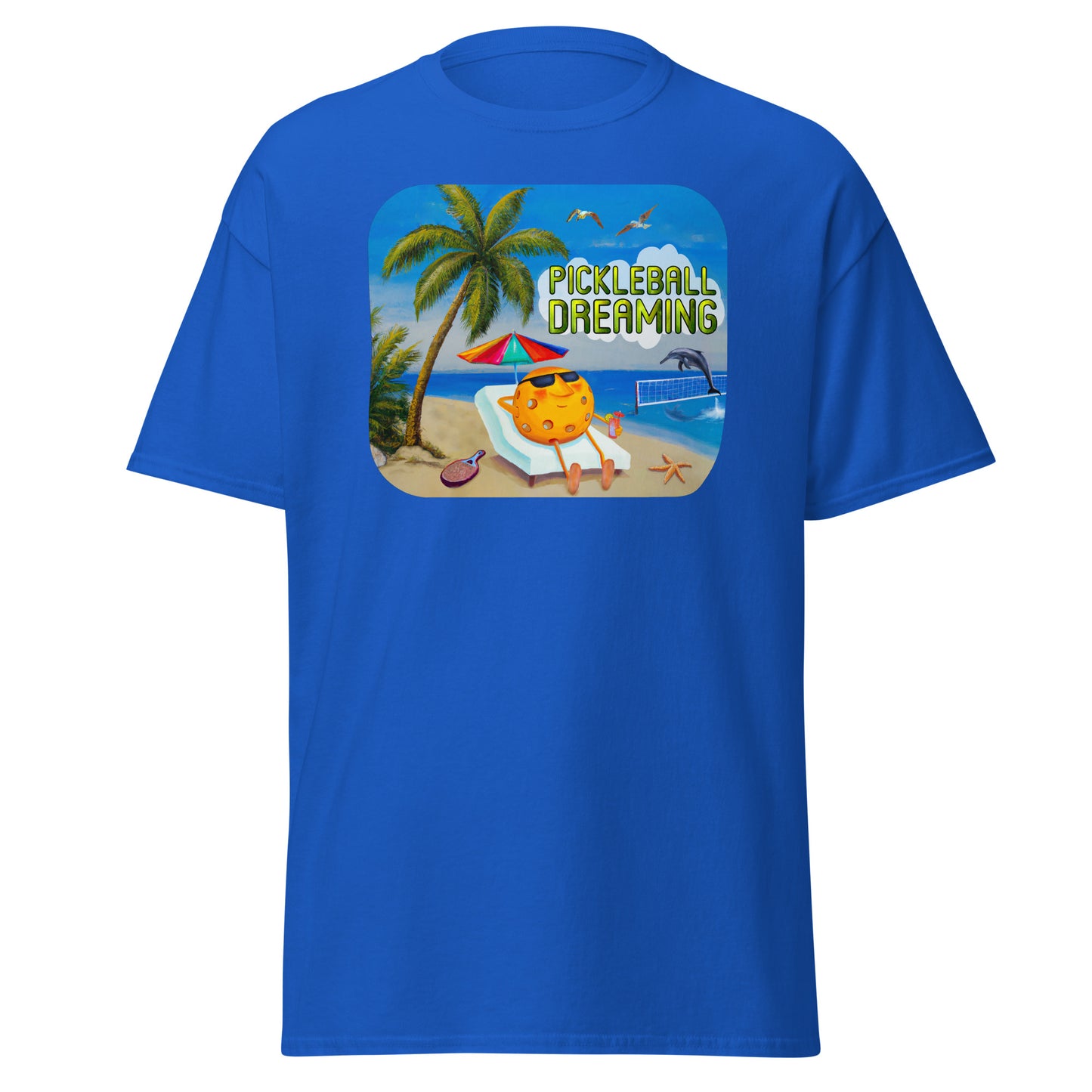 Fun Pickleball Shirt, Pickleball Dreaming, Graphic on Front